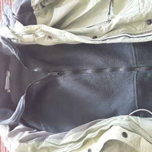 Columbia  coat with removable zip fleece jacket. Size L